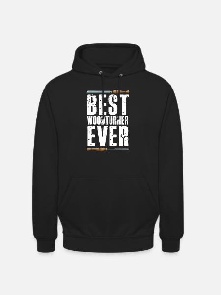 Turning Wood Lathe Lathe - Unisex Hoodie - black