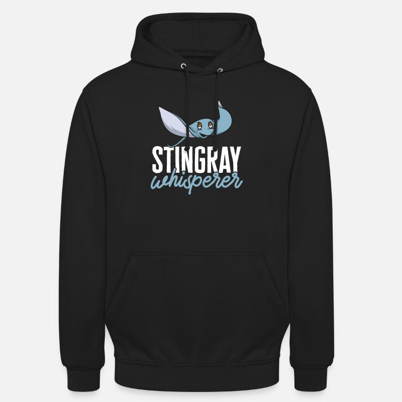 Stingrays Manta Rays Ocean Rays - Unisex Hoodie - black