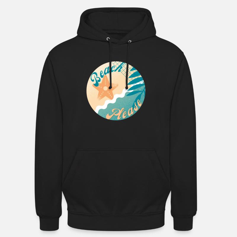 Strand bitte - Unisex Hoodie - Schwarz