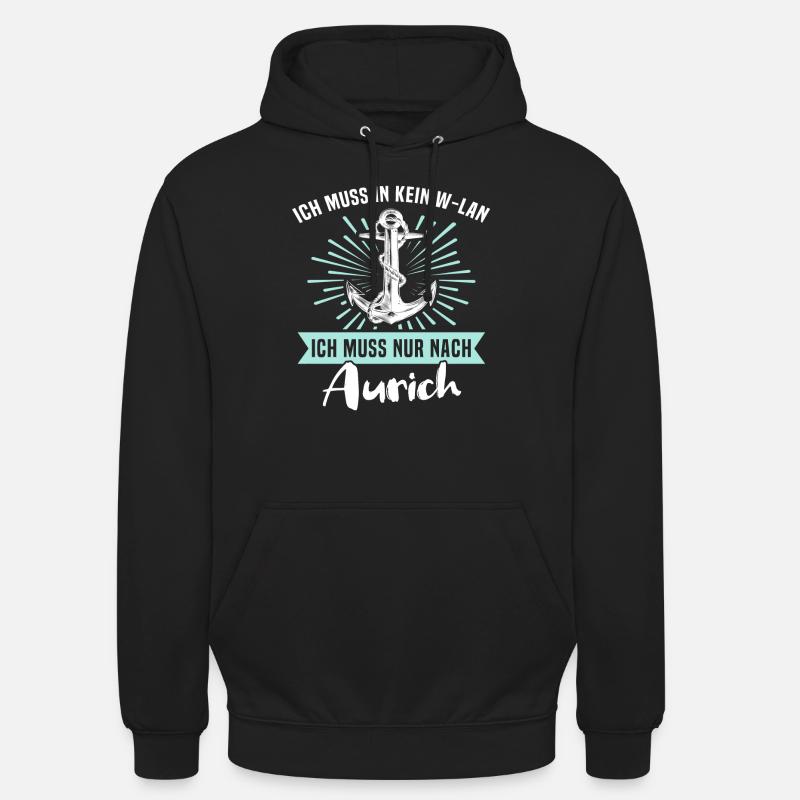 Aurich Sprüche - Unisex Hoodie - Schwarz