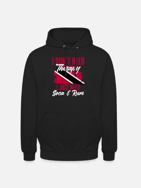 Drapeau de Trinité-et-Tobago - Sweat-shirt à capuche unisexe - noir