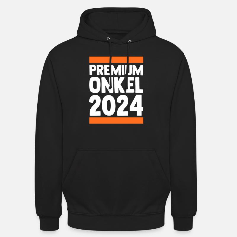 Werdender Onkel 2036 - Unisex Hoodie - Schwarz