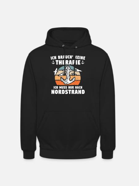 Nordstrand Sprüche - Unisex Hoodie - Schwarz