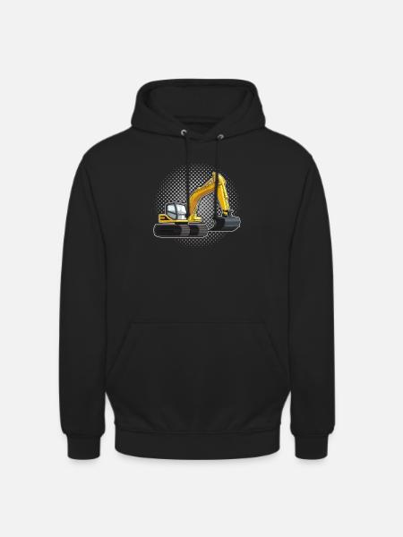 Excavator driver - Unisex Hoodie - black