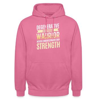 Degenerative disc disease Krieger Ddd - Unisex Hoodie - pink - Front - Alina (178cm) & Michal (187cm)