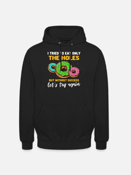 Doughnut Love Donuts - Unisex Hoodie - black