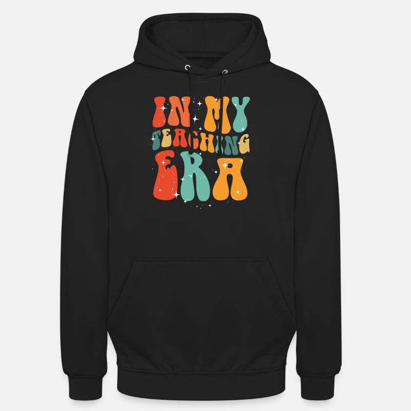 À l’époque de l’enseignement - Sweat-shirt à capuche unisexe - noir