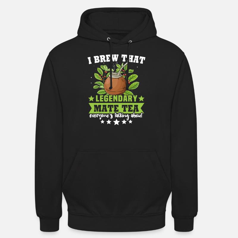 Mate Tee Teetrinker - Unisex Hoodie - Schwarz