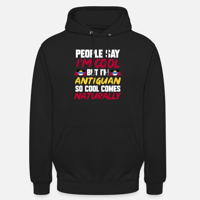 Drapeau d’Antigua-et-Barbuda - Sweat-shirt à capuche unisexe - noir