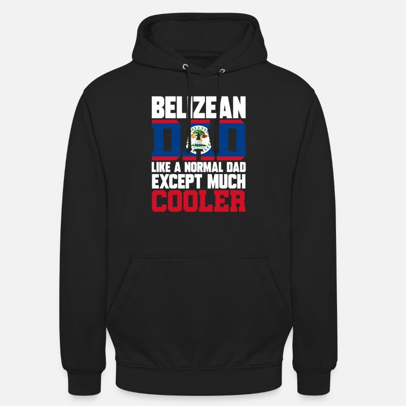 Belize Drapeau Belizer - Sweat-shirt à capuche unisexe - noir