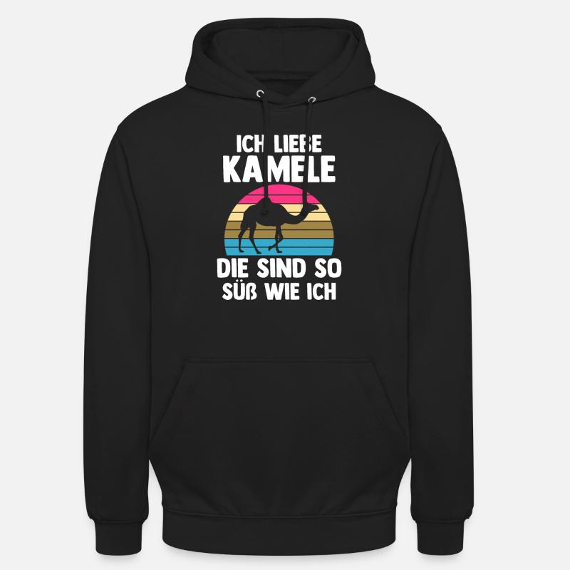 Kamel - Unisex Hoodie - Schwarz