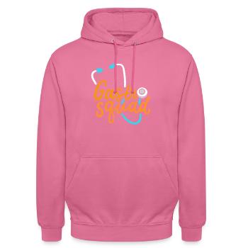 Medical Assistant Gastro Doctor Gastroenterology - Unisex Hoodie - pink - Front - Alina (178cm) & Michal (187cm)