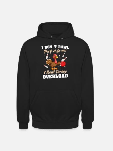 Bowling Turkey Bowler - Unisex Hoodie - Schwarz