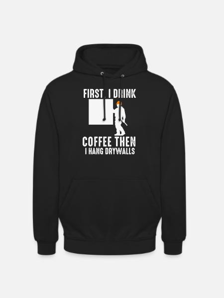 Drywall Installer Drywaller Drywall Finisher - Unisex Hoodie - black