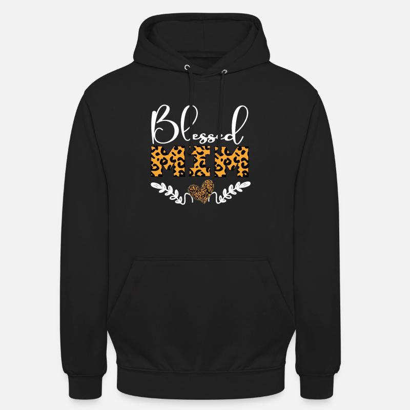 Gesegnet Mim Leopard; Mutter, Oma; Muttertag Unisex Hoodie