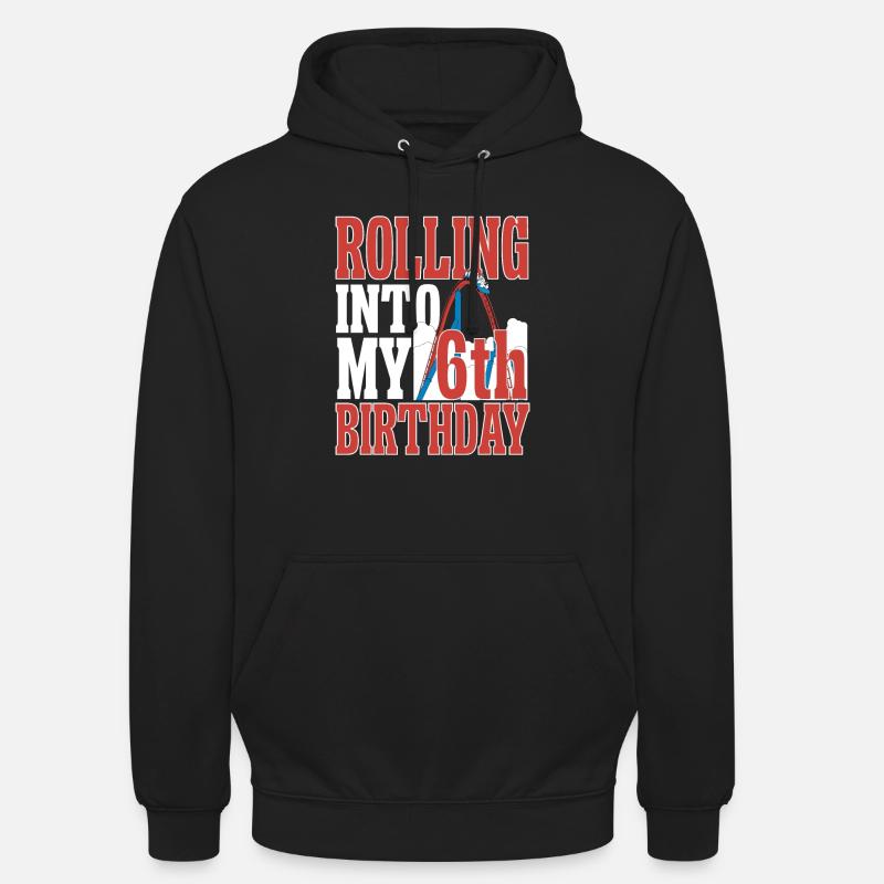 Achterbahn Rollercoaster Freizeitpark - Unisex Hoodie - Schwarz