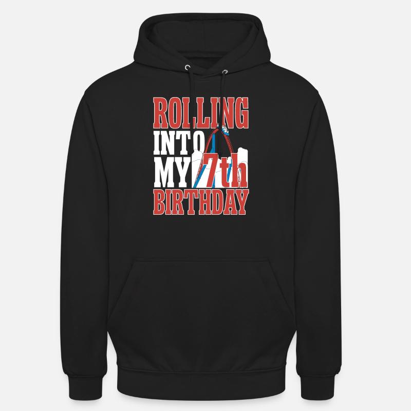 Achterbahn Rollercoaster Freizeitpark - Unisex Hoodie - Schwarz