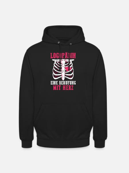 Logopädie Logopädin - Unisex Hoodie - Schwarz