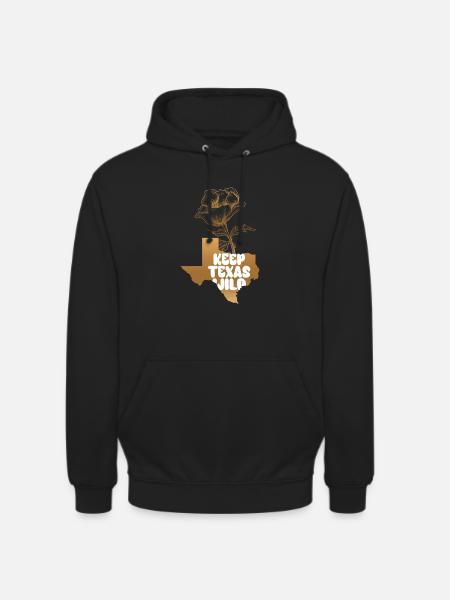 Wildflower Fields Wildflowers Bluebonnet Texas - Unisex Hoodie - black