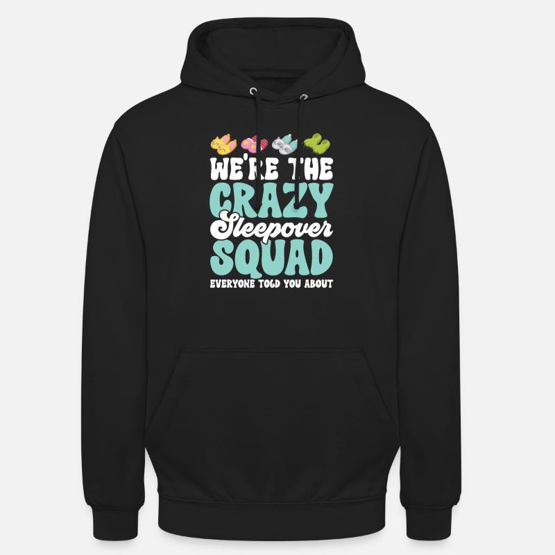 Soirée pyjama pyjama soirée pyjama - Sweat-shirt à capuche unisexe - noir