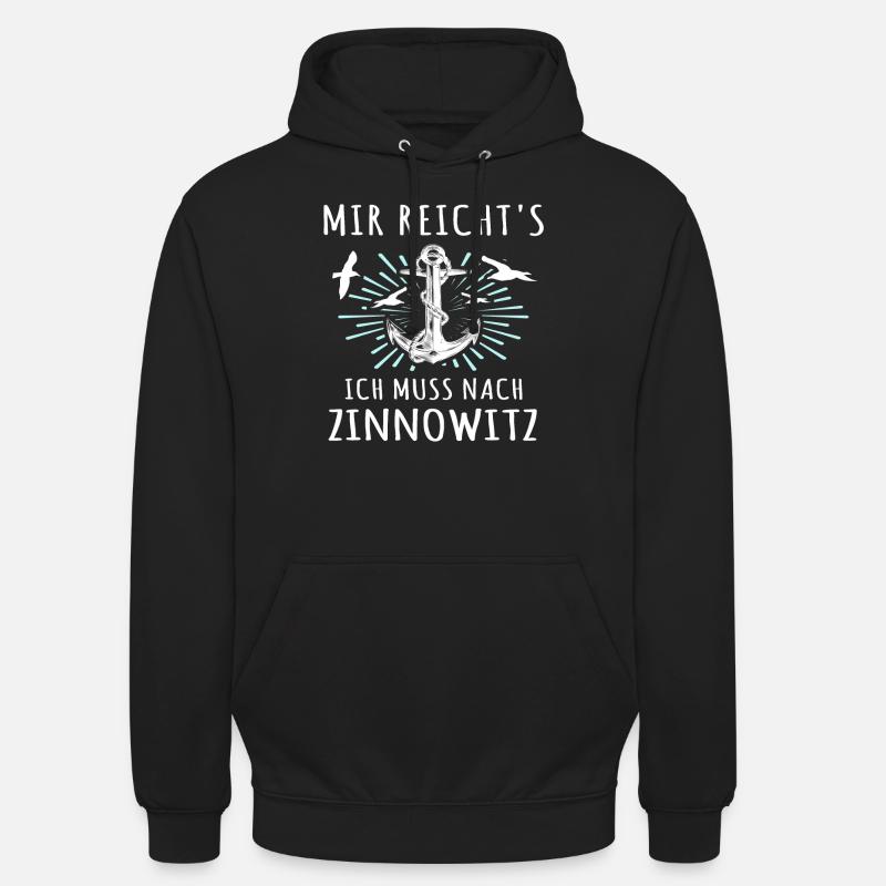Zinnowitz Sprüche - Unisex Hoodie - Schwarz