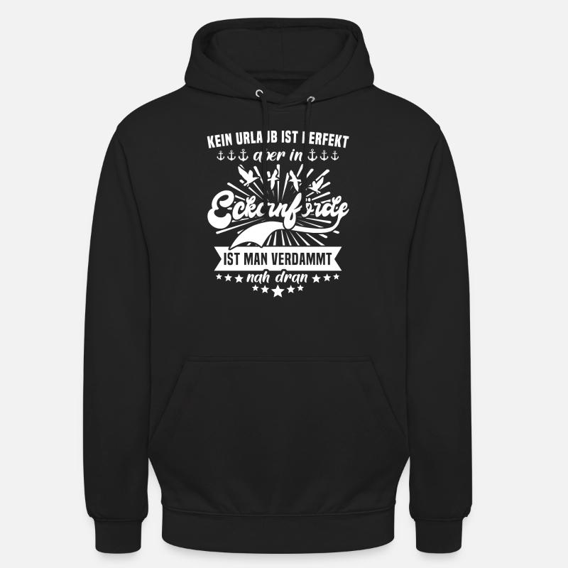 Eckernförde Eckernförder - Unisex Hoodie - Schwarz