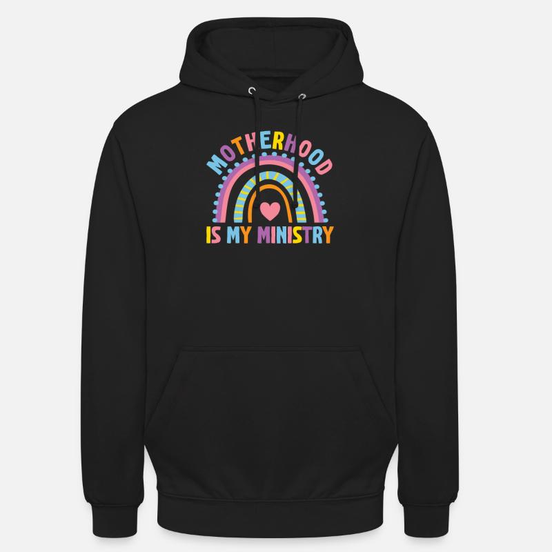 La maternité est mon ministère - Sweat-shirt à capuche unisexe - noir