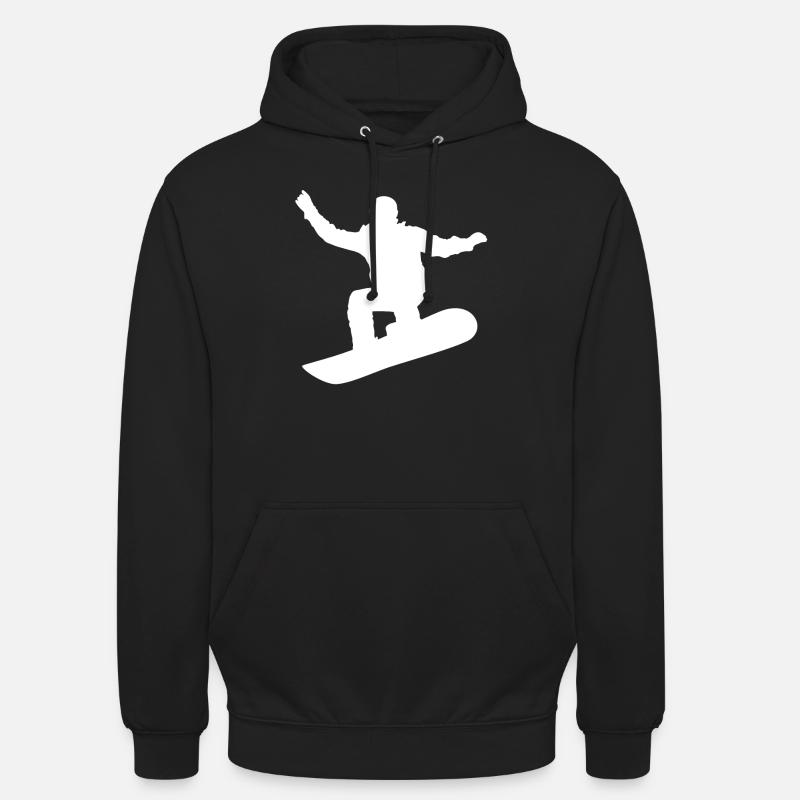 Snowboard, Halfpipe, Wintersport, Skiurlaub - Unisex Hoodie - Schwarz
