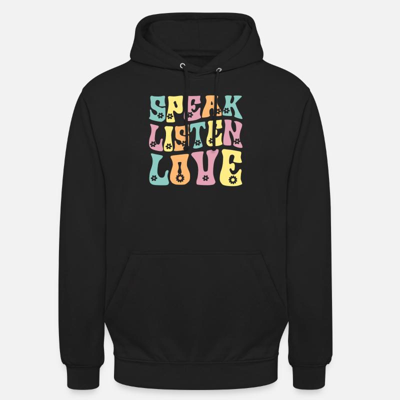 Groovy Speech Language Pathologist SLP - Unisex Hoodie - Schwarz