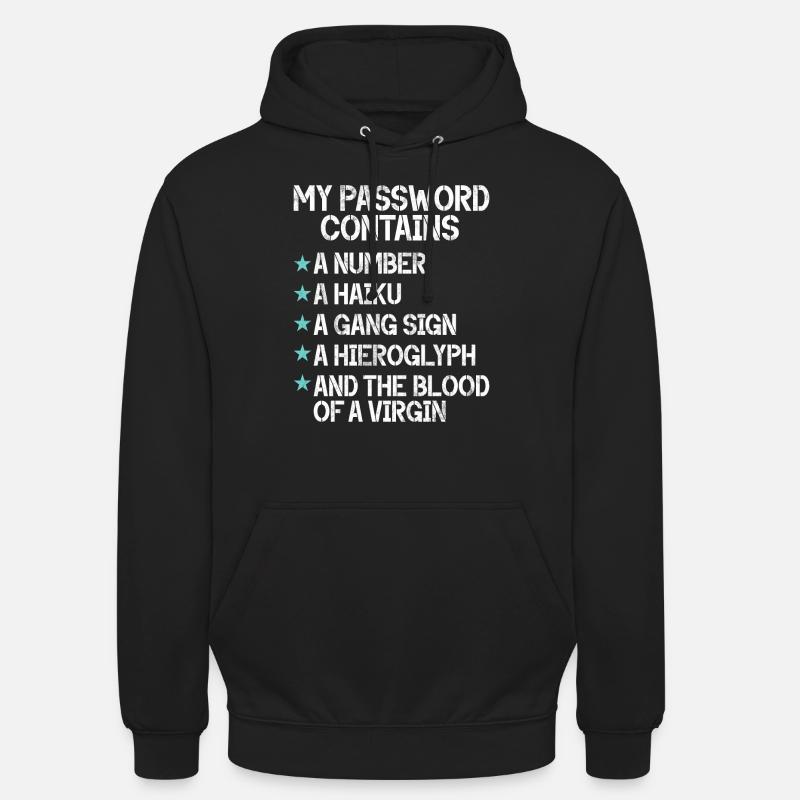 Cyber-sicherheits-hacker-hacking - Unisex Hoodie - Schwarz