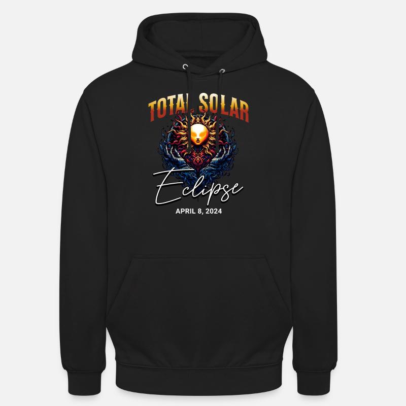 Solar Eclipse 2024 - Unisex Hoodie - black