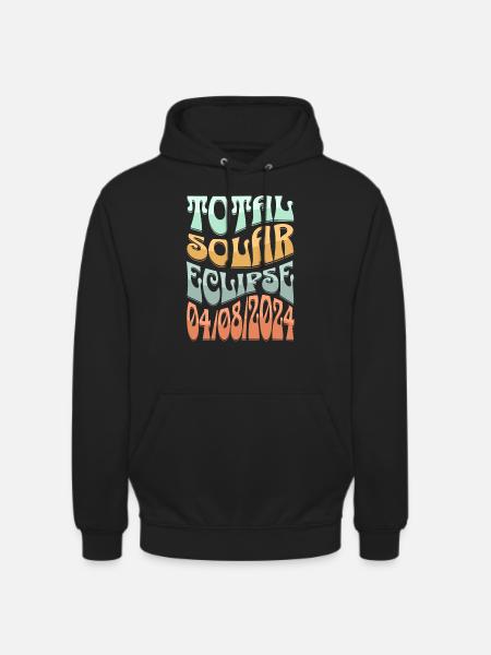 Solar eclipse - Unisex Hoodie - black