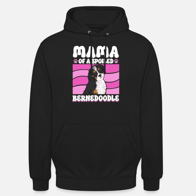 Bernedoodle Hund - Unisex Hoodie - Schwarz