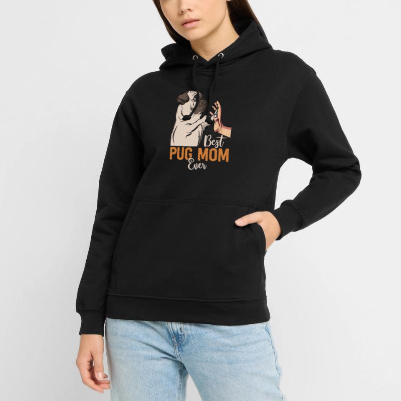 Beste Mopsmutter aller Zeiten Mops-Pullover Mopsmutter Mama Mopsmutter Unisex Hoodie