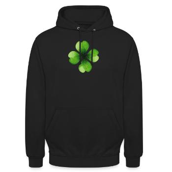 T-SHIRT PREMIUM DE LA SAINT-PATRICK, JOUR DE LA SAINT-PATRICK I - Sweat-shirt à capuche unisexe - noir - Devant - Alina (178cm) & Michal (187cm)