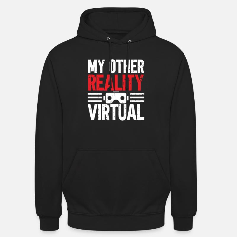 Réalité virtuelle VR Gamer Funnz - Sweat-shirt à capuche unisexe - noir