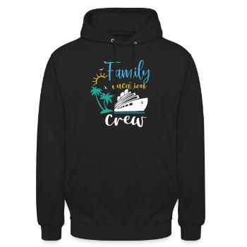 Cruise Family Trip Family Patry Ship Holidays - Unisex Hoodie - black - Front - Alina (178cm) & Michal (187cm)