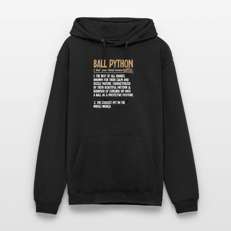 Ball Python Snake King Python Sweat-shirt à capuche unisexe