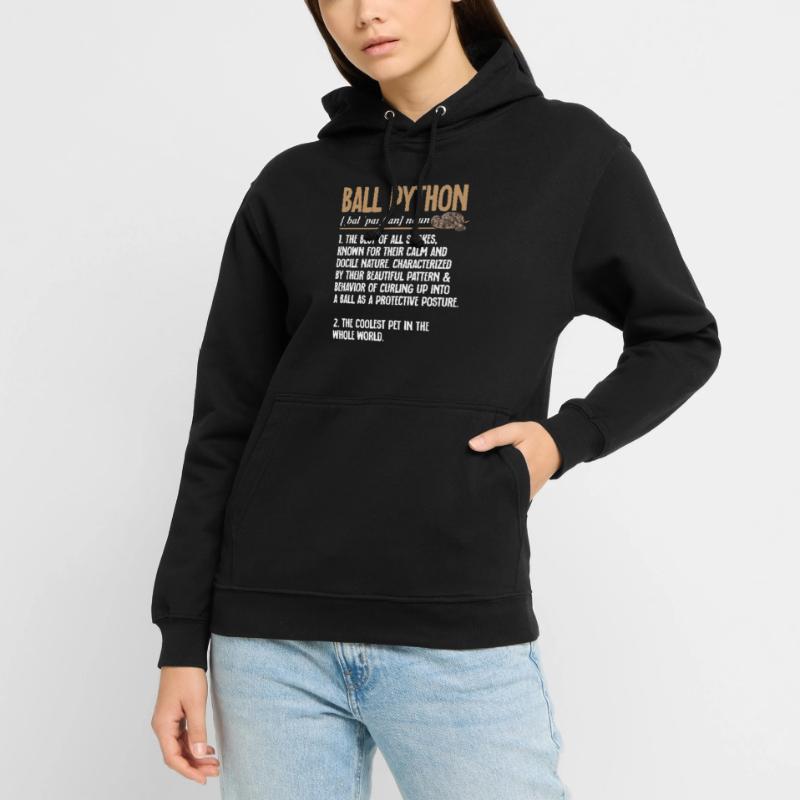 Ball Python Schlange Königspython Unisex Hoodie