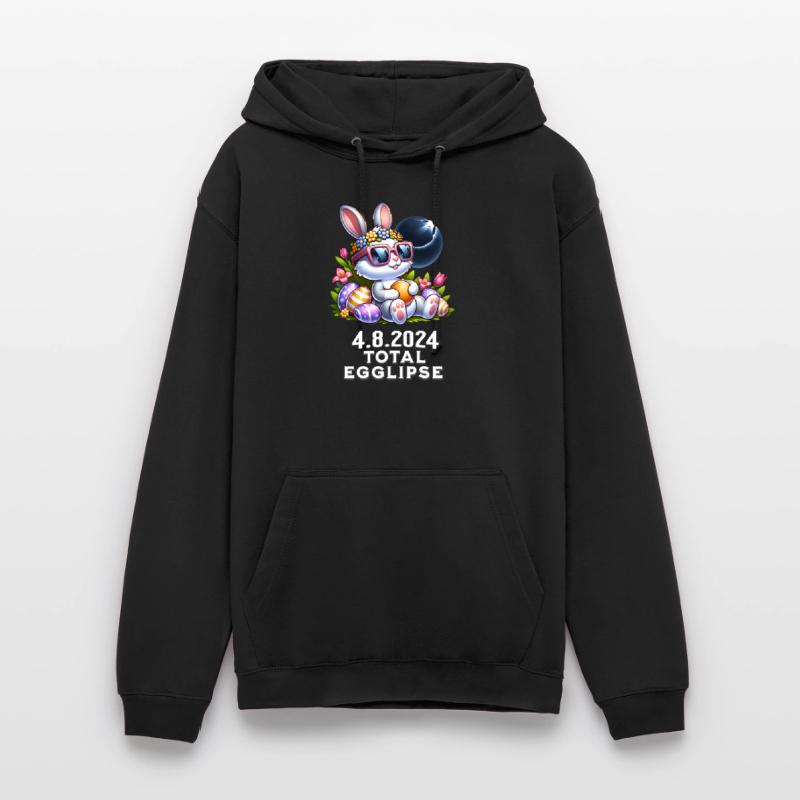Total Egglipse Easter Solar Eclipse 2024 Unisex Hoodie