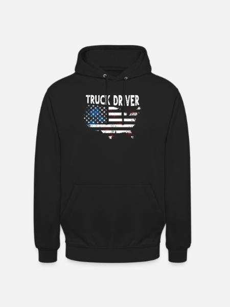 LKW Fahrer - Unisex Hoodie - Schwarz