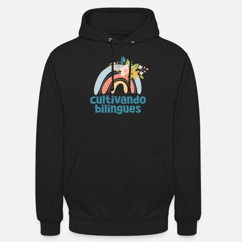 Cultivando Bilingües Spanischlehrer - Unisex Hoodie - Schwarz