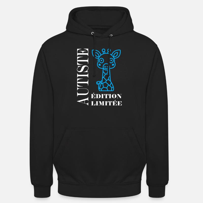 sensibilisation à l'autisme autiste - Sweat-shirt à capuche unisexe - noir
