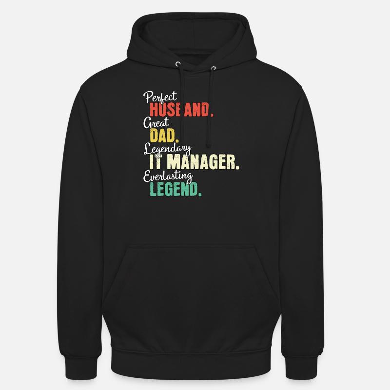 IT Manager Dad - Unisex Hoodie - black