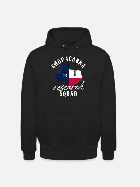 Chupacabra Research Squad Cache-cache Cryptide - Sweat-shirt à capuche unisexe - noir