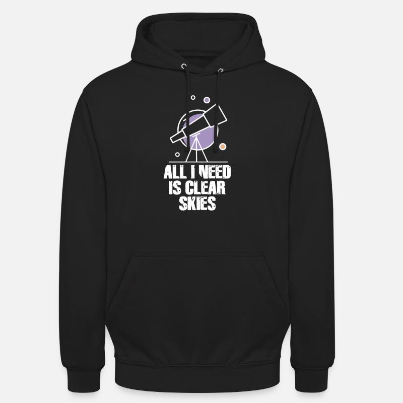 Astrophotographie Astronomy Space Camera : - Sweat-shirt à capuche unisexe - noir