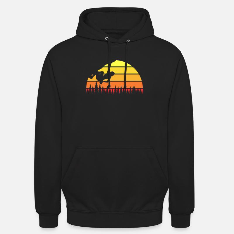 Klettern Mountain Boulder Climble Kletterer - Unisex Hoodie - Schwarz