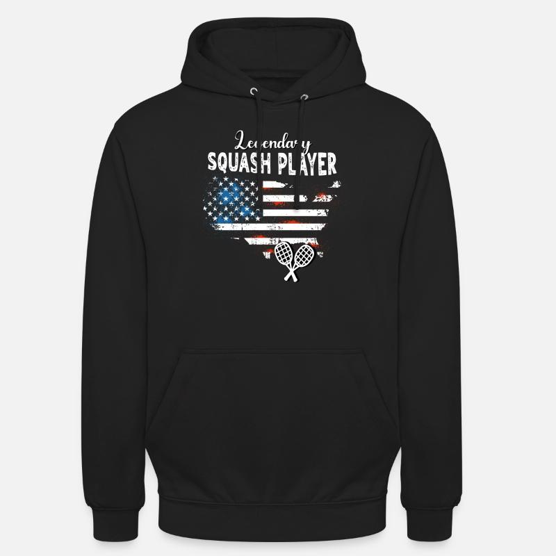 Squash player - Unisex Hoodie - black