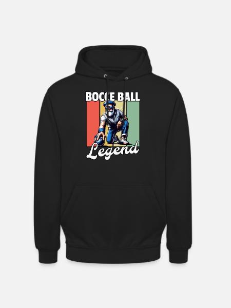 Bocce Ball Legend Men - Unisex Hoodie - black