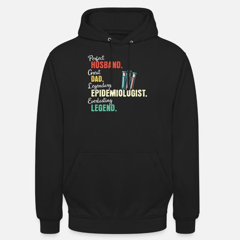 Père épidémiologiste - Sweat-shirt à capuche unisexe - noir